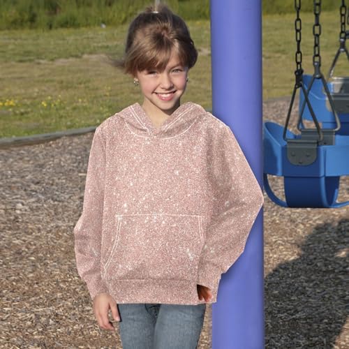 Dark Goldenrod Girls' Hoodies & Sweatshirts, Toddler Hoodie, Boys Pullover Hoodie, Kids Hoodies Size 4T4