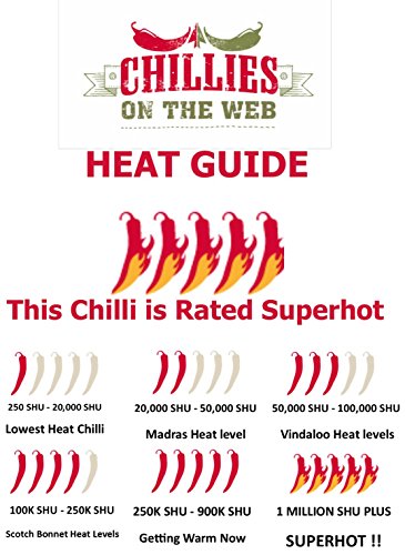 Naga Bhut Jolokia / Ghost Pepper Superhot Chilli - CHILLIESontheWEB 10g