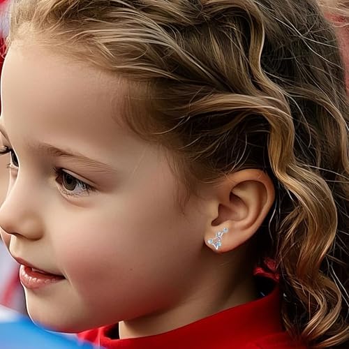 Girls's Cheerleader Earrings Stud Gifts,Sport Cheerleader Jewelry Cheer Accessories Birthday Gifts for Cheerleading Lovers2