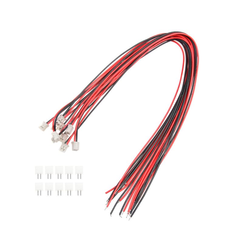 10Sets JST PH-2.0 Connector 2/3/4/5/6/7/8/9/10-Pin Male Female With Wires Cables Socket Connectors 300MM 26AWG(10pin