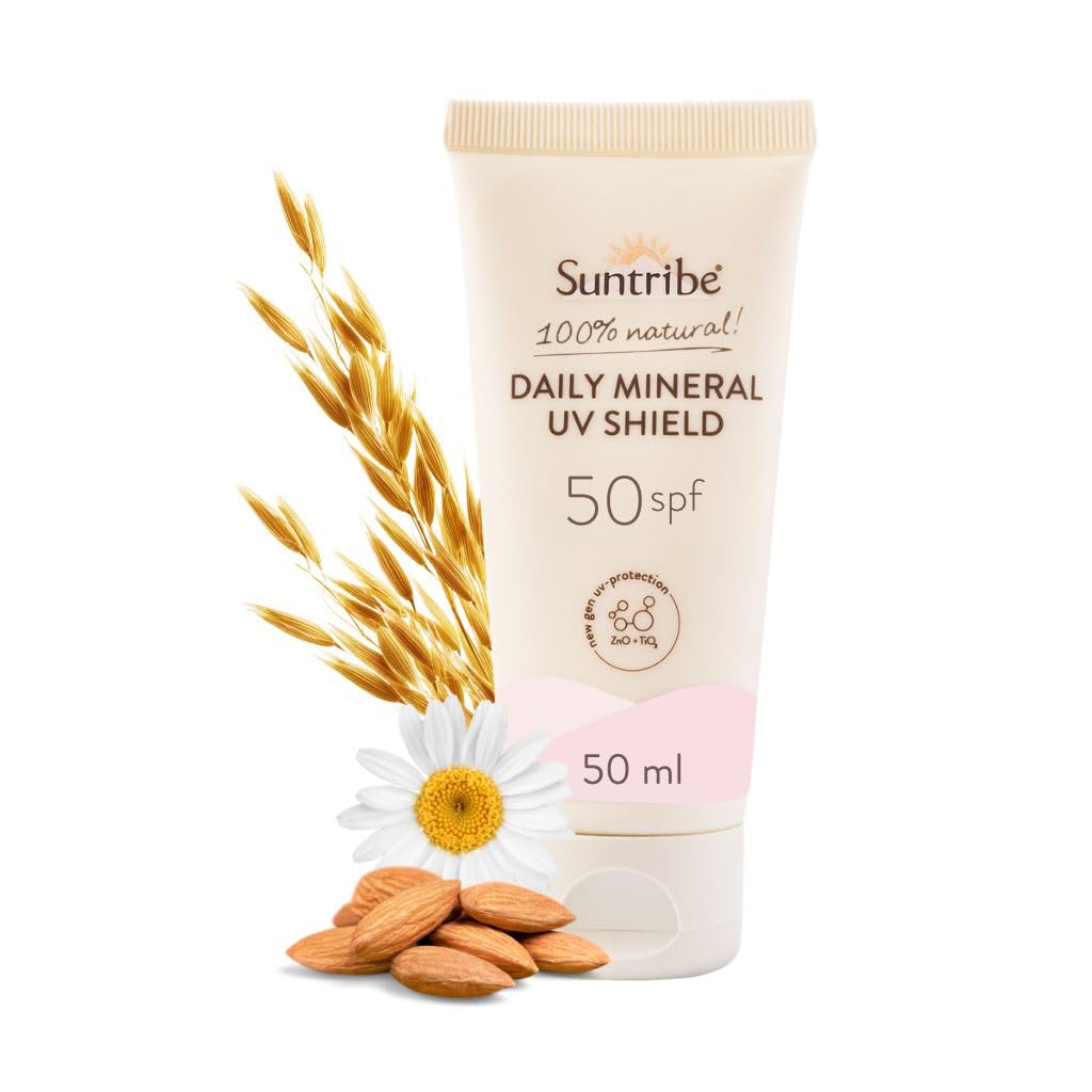 Suntribe Gesichtssonnencreme Mineralische Bio-Formel LSF 50, 50 ml