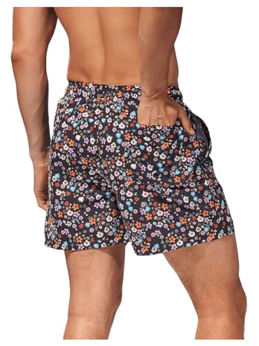 SOLY HUX Swim Trunks for Men Drawstring Board Shorts Beach Swimwear Bathing Suits with Pockets2