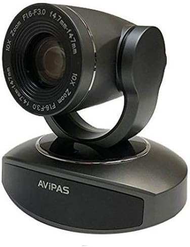 AVIPAS AV-1081G 10x HDMI PTZ Camera with IP Live Streaming - Dark Grey