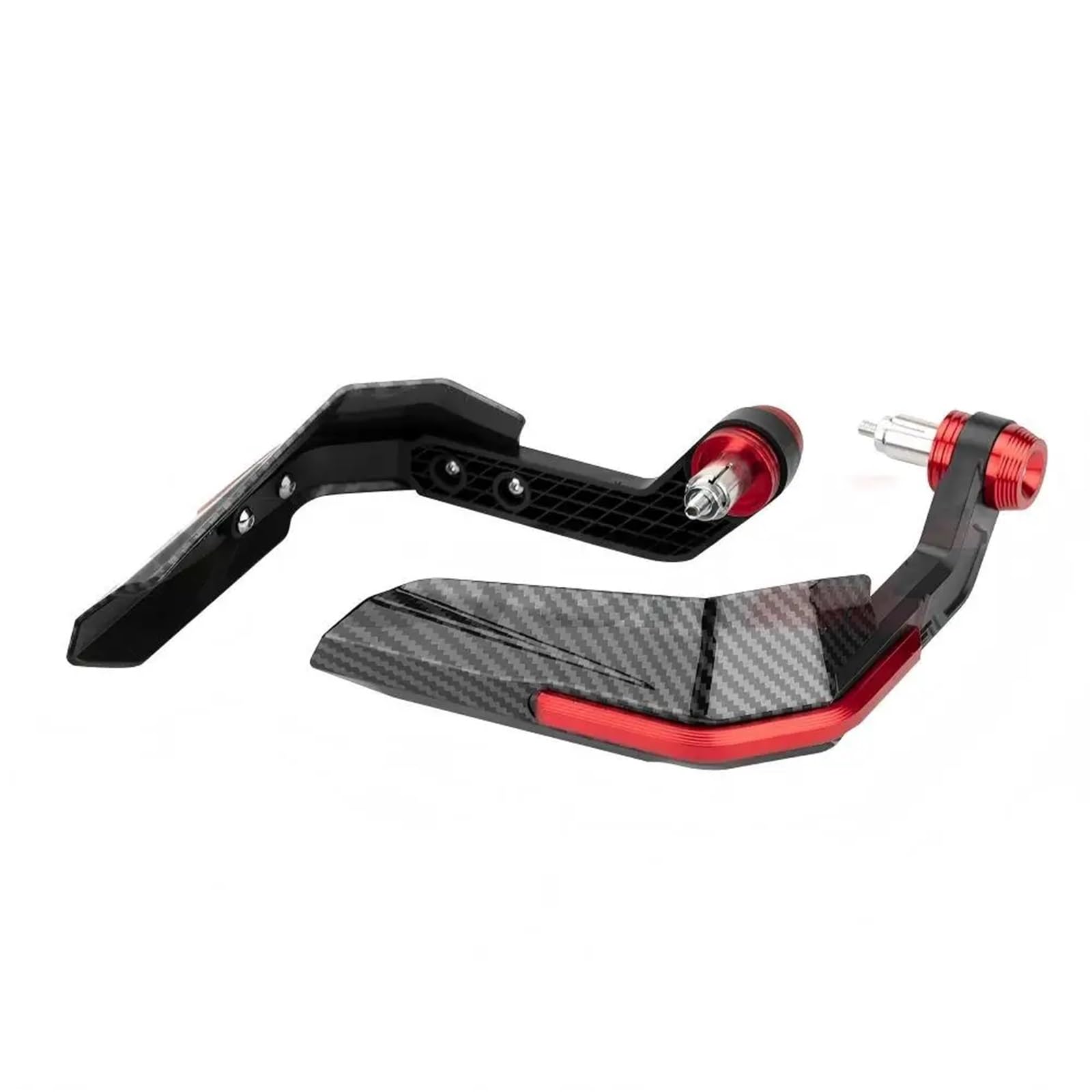 Paramani Motocross Paramani per moto Manubrio Protezione antivento Motocross Dirt Bike Barra per spazzole(Black)