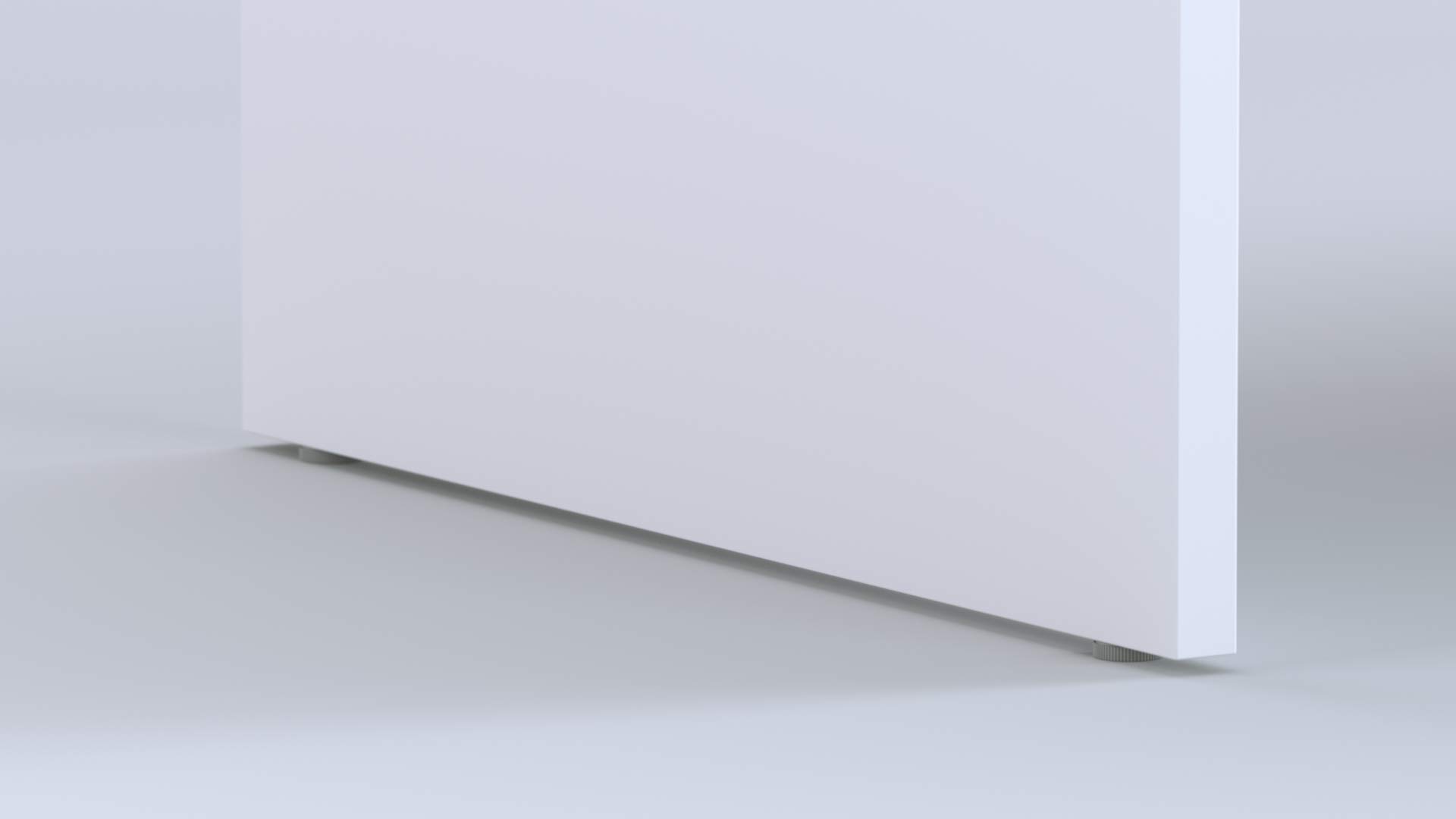 TIME Scrivania per Ufficio o casa Bianca | Larghezza 160 cm | profondità 65 cm | Altezza 74 cm