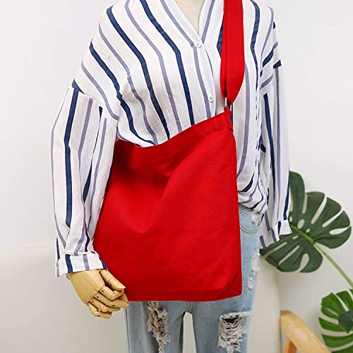 Image of Lify Women's Retro Large Size Canvas Shoulder Bag Hobo Crossbody Handbag Casual Tote - 1 Piece