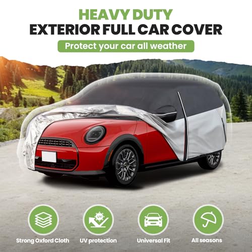 Image of Cartist Car Cover Fits for Mini Cooper 2002-2025 2026 /Cooper S /Hardtop /Convertible 2-Door, All Weather Car Covers Outdoor for Cooper Accessories, Waterproof