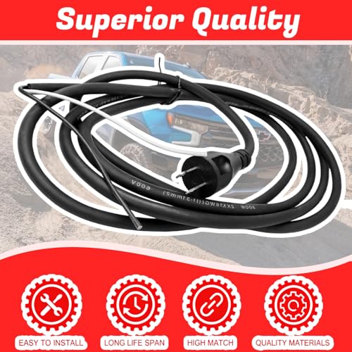Image of 33007898 2 Wire 16 Gauge Power Cord Replacement, 10ft for dewelt DW704 DW705 DW708 DW718 DW849 DW360 DW384 DWP849X