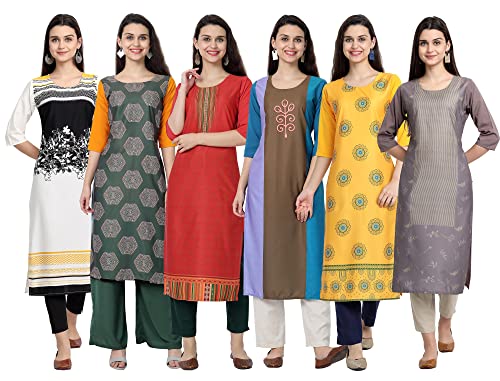 Image of Women's Crepe Straight Kurta
