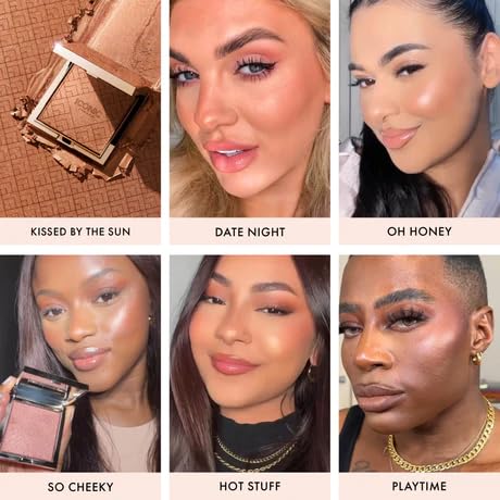 ICONIC LONDON Kissed by the Sun | Multi-Use Blush, Bronzer, & Highlighter, For All Skin Types, Cruelty-Free, Vegan Makeup, (Oh Honey) 0.17 oz - Thumbnail 6