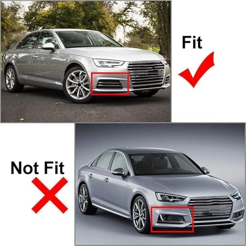 Grille antibrouillard avant Audi A4 B9 pour remplacer un cache cassé
