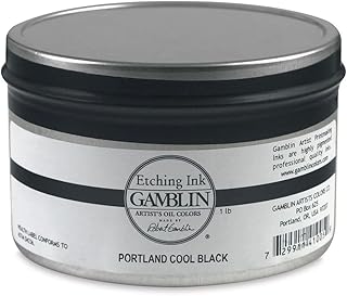Gamblin Etching Ink Portland Cool Black 1 Lb