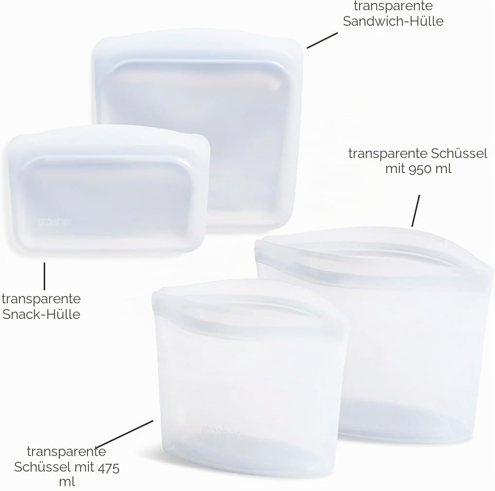 Stasher Silikonbeutel & Bowl Set 6 Stück – Bild 5