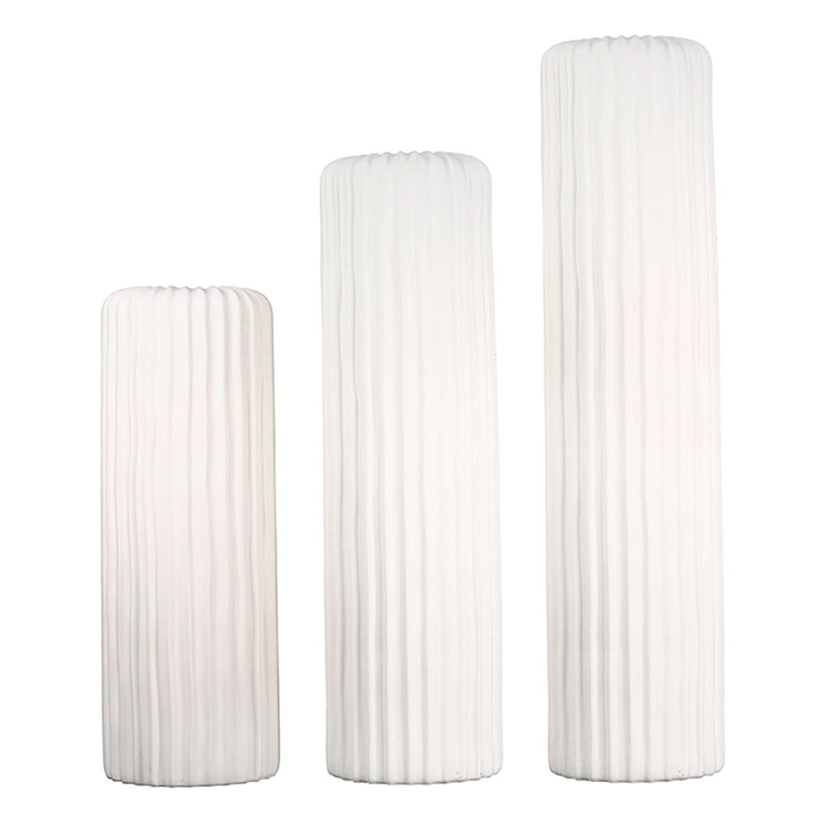 Casablanca Vase - Fjord - Kera.weiß matt