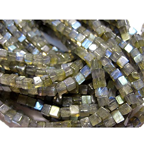 Perles de labradorite LKBEADS haut de gamme de 4mm pour joaillerie artisanale