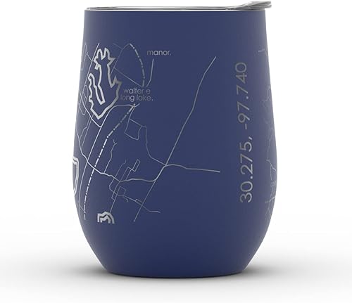 Vista 534 de Well Told Lexington Kentucky Map - Vaso de vino aislado con grabado de mapa de Kentucky, taza de acero inoxidable grabada (12 onzas, verde domingo)
