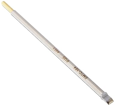 Metcal SMTC-164 Series SMTC Hand Soldering Rework Cartridge for Most Standard Application, 412?C Maximum Tip Temperature, Blade, Short, 5mm Tip Size