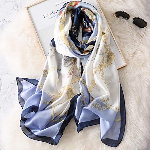 Schal Halstuch Luxus Brandneue Sommer Frauen Seidenschal Strand Hijab Schals Und Wraps Female Foulard 31