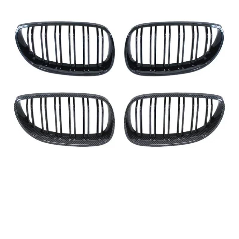 Calandre Avant Double Lattes Noir Brillant Grille de Calandre BMW E60 2003-2009 - 4