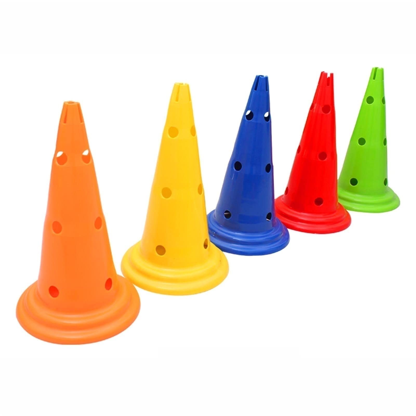 24 Stück Orange Sportkegel 17,8 Cm – Weiches PE-Material, Für Agility-Training, Fußball, Partys & Outdoor-Aktivitäten
