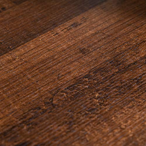 Homcom Shelves For Storage, 4 Tier Bookshelf Utility Organizer With Back Support And Anti-Topple Design, Walnut/White #TOP7