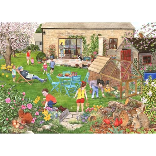 The House of Puzzles - 500 Piece Jigsaw Puzzle - Egg Hunt