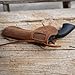 JJNUSA Single Six Holster - Genuine Gun Leather 22 Revolver Holster, Fits Heritage Rough Rider, Ruger Wrangler, Colt New Frontier and Similar Six Gun Pistols (6.5