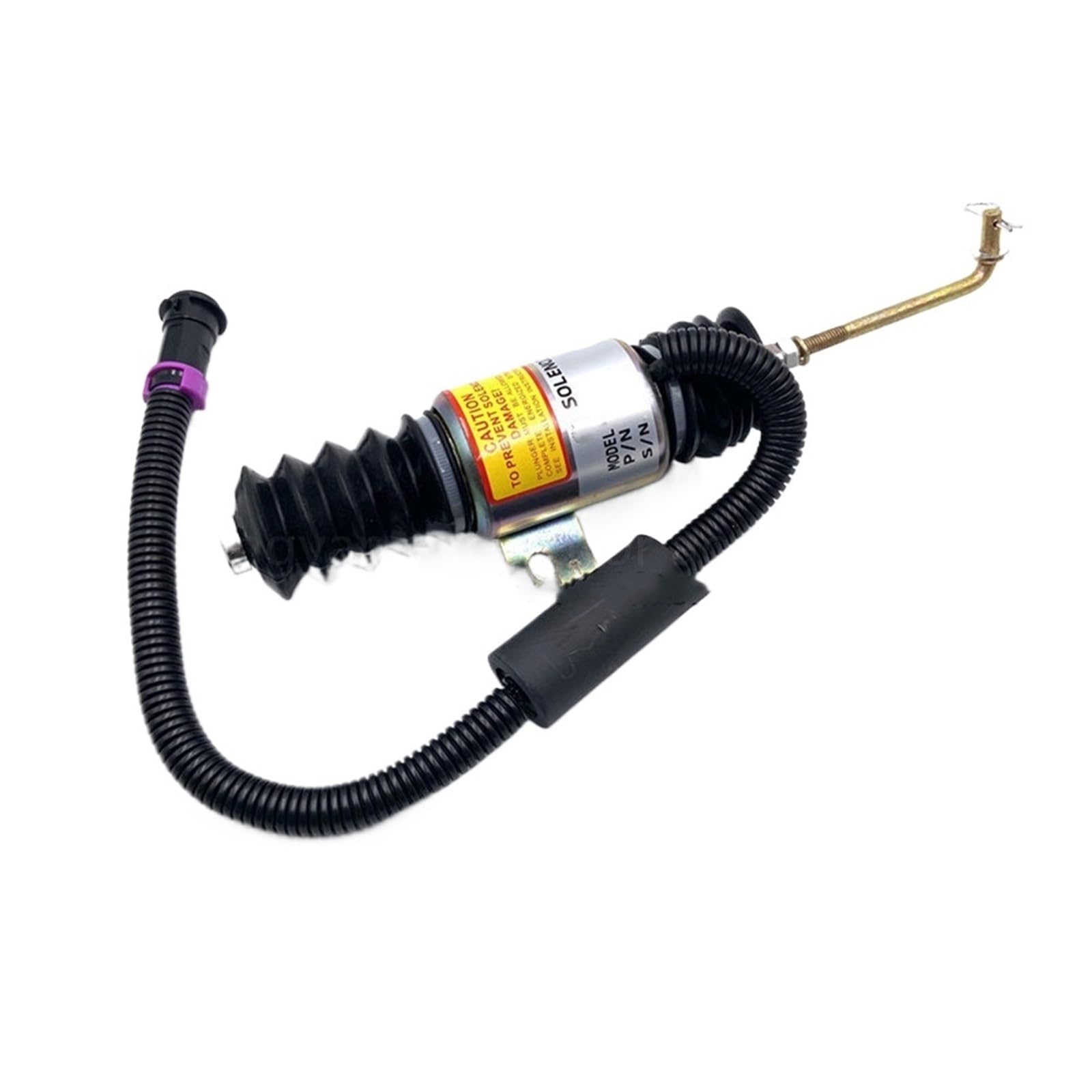 Tccscdnff 1Pcs For 13034654 Lg30/50/833B Flameout Solenoid Valve Flameout Switch Fuel Stop Valve Loader Excavator Parts