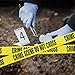euoloar Crime Scene Do Not Cross Barricade Tape 2 Pack 3 inch X 1000 feet, Bright Yellow with a Bold Black Print, Danger/Hazardous Area, Ideal Use for Halloween Decorations, Party, Work-Site