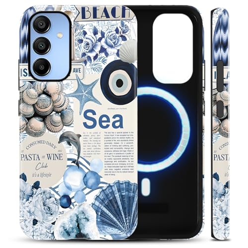 Coque magnétique en TPU et PC rigide pour Samsung Galaxy A15 5G