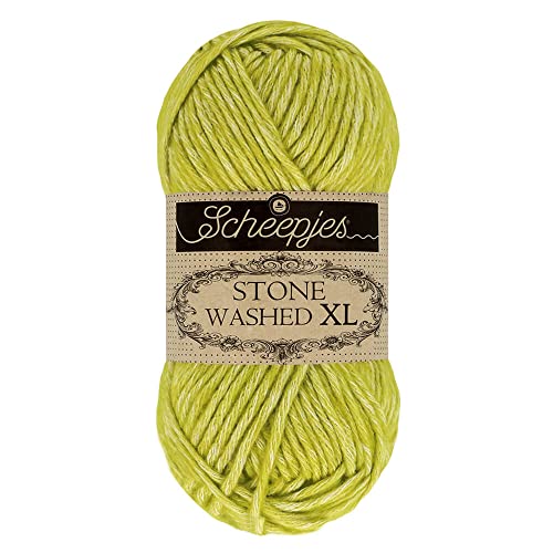 Scheepjes Yarn Stone Washed XL Yarn (867 - Peridot)