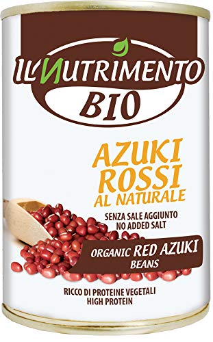 Probios Judías azuki rojas en agua bio - 12 paquetes de 400g