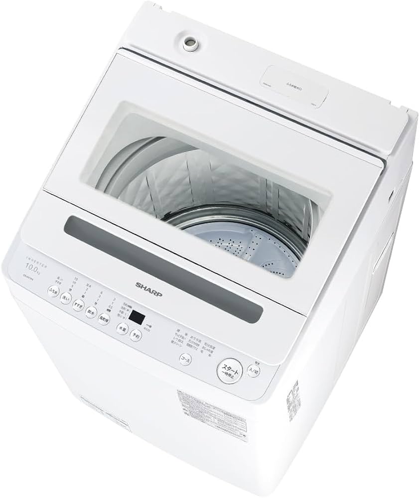 Amazon | シャープ タテ型 全自動洗濯機 洗濯10kg 幅55.5cm ダイヤ