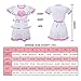 Littleforbig Adult Baby Diaper Lover ABDL Button Crotch Romper Onesie - Daddy's Princess Lacy Dress