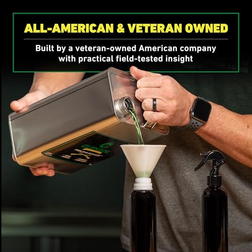 Image of Clenzoil Field & Range Gun Oil | One Gallon | Cleaner Lubricant Protectant [CLP] | Multi-Purpose Gun Cleaner and 3 in 1 Oil | Gallon Jug w /Two Empty Spray Bottles & Funnel