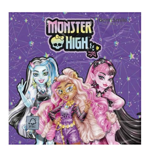 BeenSmile, Lot de 20 serviettes en papier pour fêtes, fêtes, célébrations et anniversaires d'enfants, 33 cm