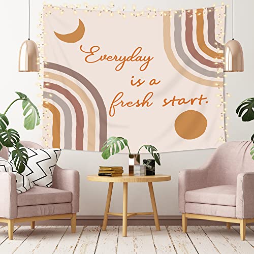 Imirell Rainbow Tapestry with Inspirational Quotes