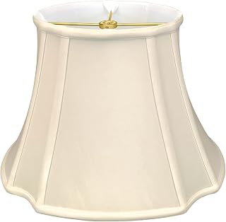 Royal Designs, Inc. BS-709-15BG Oval Inverted Corner Basic Lamp Shade, (7x9) x (12.75x15) x 10.75, Beige