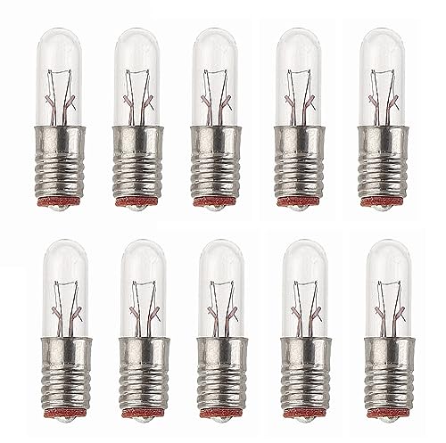ShuoHui E5 Mini-Glühlampe 12V 50mA Birne lampen warm weiß E5 E5.5 H0 12-14V Gelb