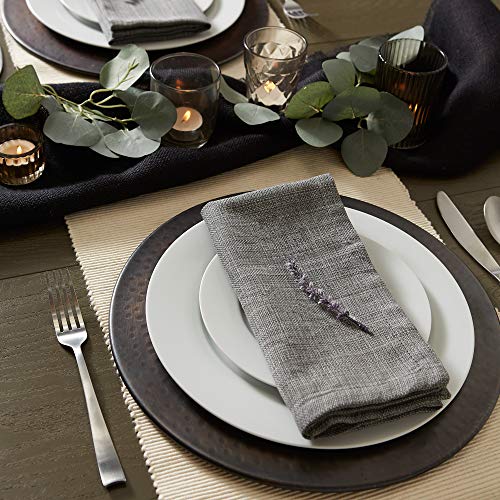DII Variegated Tabletop Collection, Napkin Set, 20x20, Gray, 6 Piece by DII - Image 6