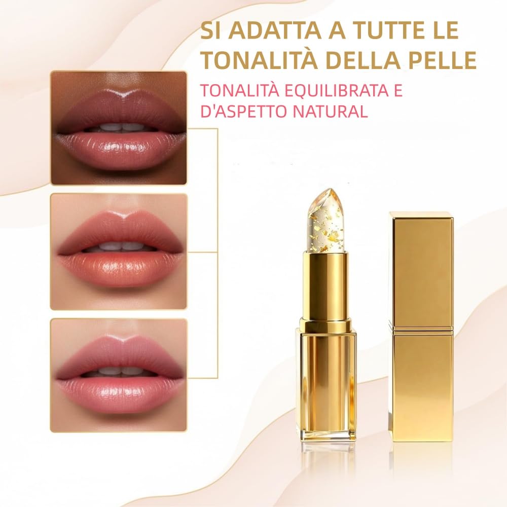 Nymevia - Rossetto che si adatta al pH, 24 ore di tenuta, trasparente, idratante,per donne di ogni tipo di pelle