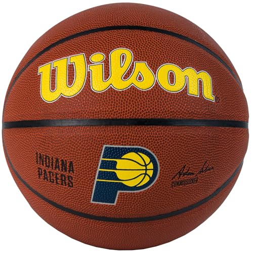 Wilson NBA Indiana Pacers Size 7 Basketball - PureFeel Cover, 29.5 in
