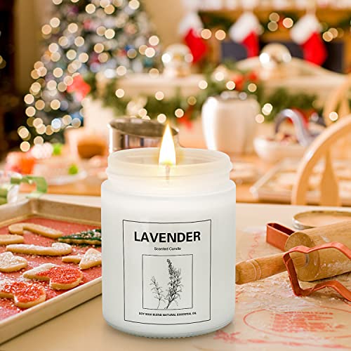 4 Pack Candles For Home Scented, Lavender Candles Set, Aromatherapy Jar Candles For Home, 28 Oz 200 Hour Long Lasting Candles, Scented Candles Gifts Set For Women, Birthday, Valentine, Anniversary #TOP1