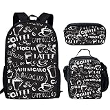 Ce sac à dos tendance est multifonctionnel. Il y a un sac à dos d'école, un sac à lungh et un sac à crayons qui peut convenir pour l'école, le shopping, les rendez-vous, les voyages, le camping, la conduite, etc. Peut être utilisé comme sac d'école, sac de tous les jours, sac à dos décontracté. Le sac à dos a des sangles réglables rembourrées qui le rendent confortable à porter.