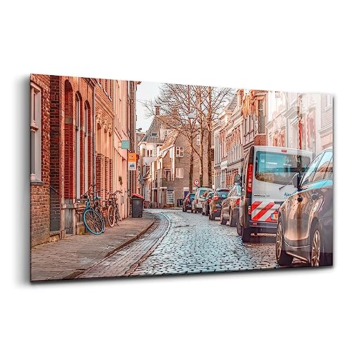 Peinture décoration murale verre Wallfluent l'énergie de la ville chez vous