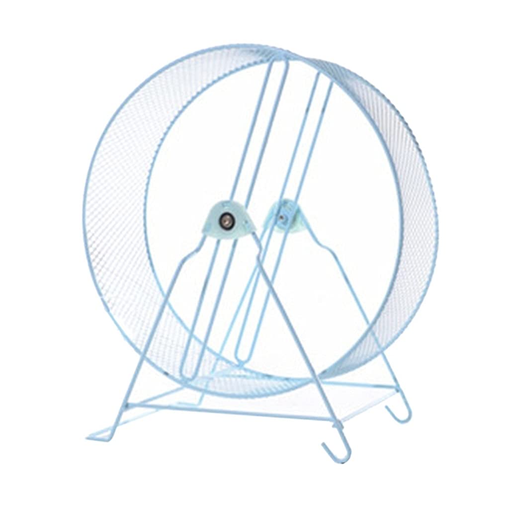 MGWYE Pequeña Rueda de Correr de hámster de Mascotas con Soporte para el hogar Corriendo Jugando de Jogging para Hamster Gerbil Pequeño Ejercicio Animal de Ejercicio (Color : B)