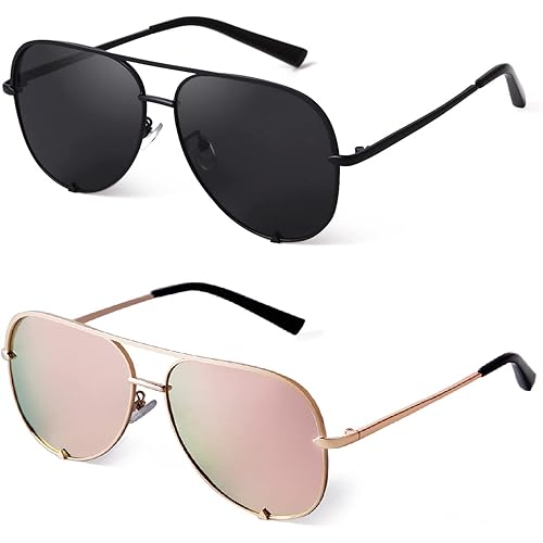 SORVINO Aviator Sunglasses for Women Classic Oversized Sun Glasses UV400 Protection