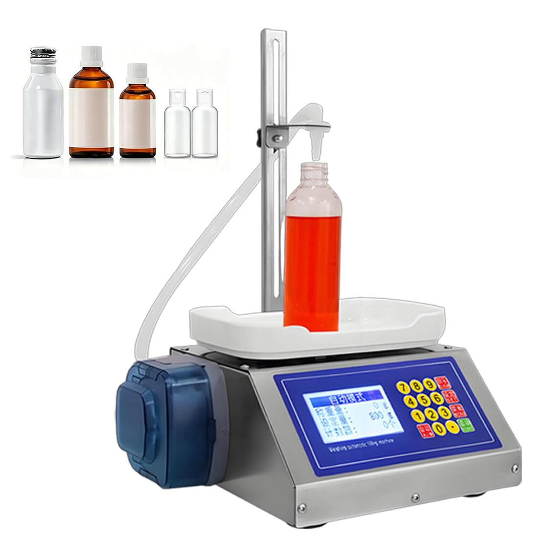 QianCruxtacy Digital Small Bottle Liquid Filling Machine 1200