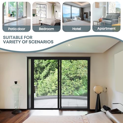 Tope de ventana para puerta corrediza de cristal de patio extensible 8