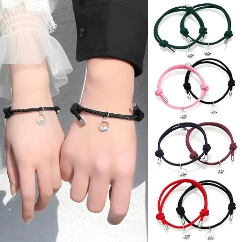 Friendship bracelet - Alloy Couple Bracelet Rope Attraction Creative Men and Women Jewelry 23